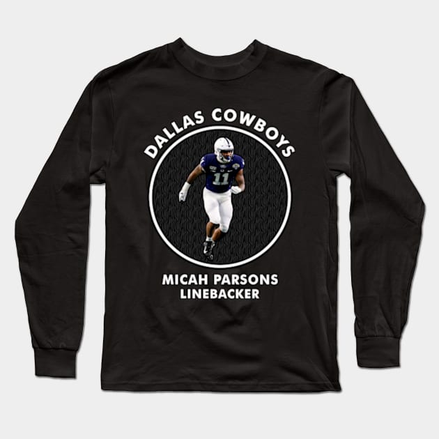 MICAH PARSONS - LB - DALLAS COWBOYS Long Sleeve T-Shirt by Mudahan Muncul 2022